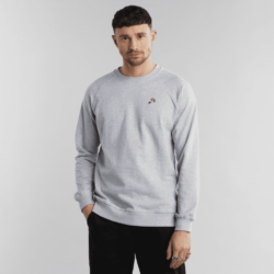 Sweatshirt Malmoe Mushroom Grey Melange