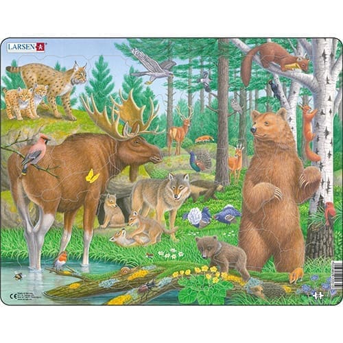 Nordic Animals Summer Puzzle