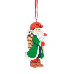 Santa With Bag Christmas Pendant