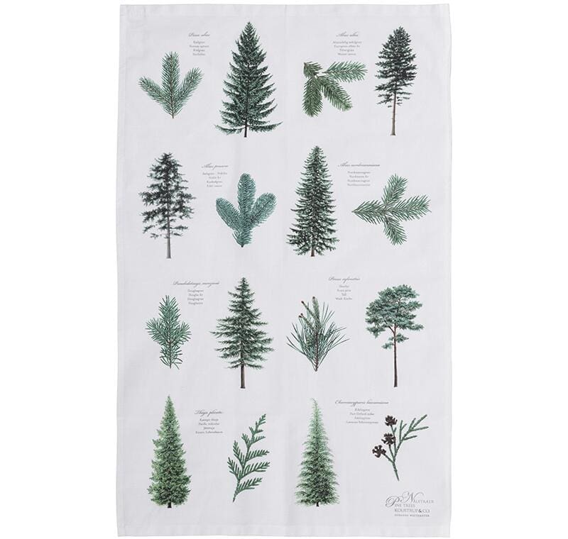 Organic Tea Towel Pine Trees