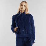Padded Jacket Ljungby Corduroy Deep Blue 