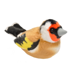 European Goldfinch Soft Toy with sound