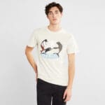 T-shirt Stockholm Pole Dancers Oat White