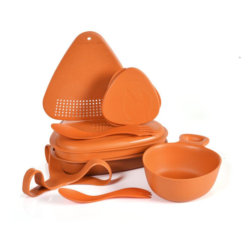 Outdoor MealKit BIO 8pcs Rustyorange