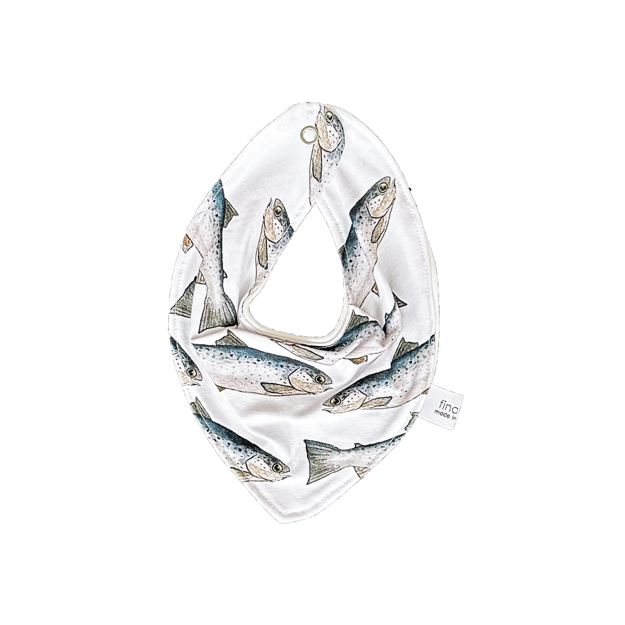 Trout Baby Bib OEKO-TEX