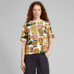 T-shirt Vadstena Dandelions Oat White