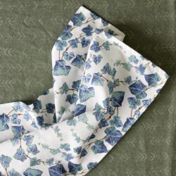 Organic Tea Towel Blue Ivy