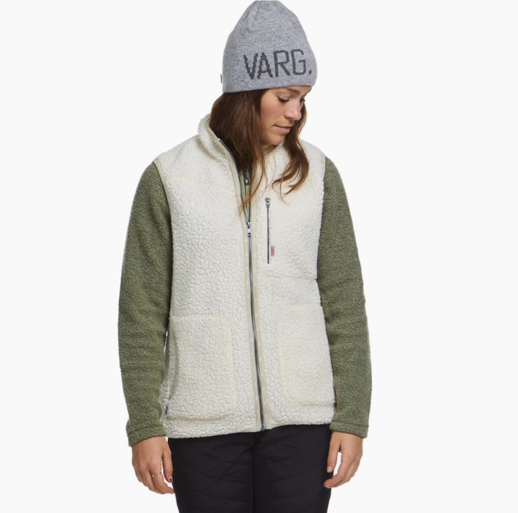 W Vargön Fat Wool Vest Off White