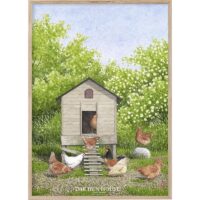 Art Print The Hen House A4