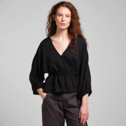 Wrap Top Rosenvik Black