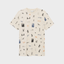 T-shirt Stockholm In The Woods Oat White