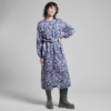 Shirt Dress Falsterbo Blurred Flowers Purple