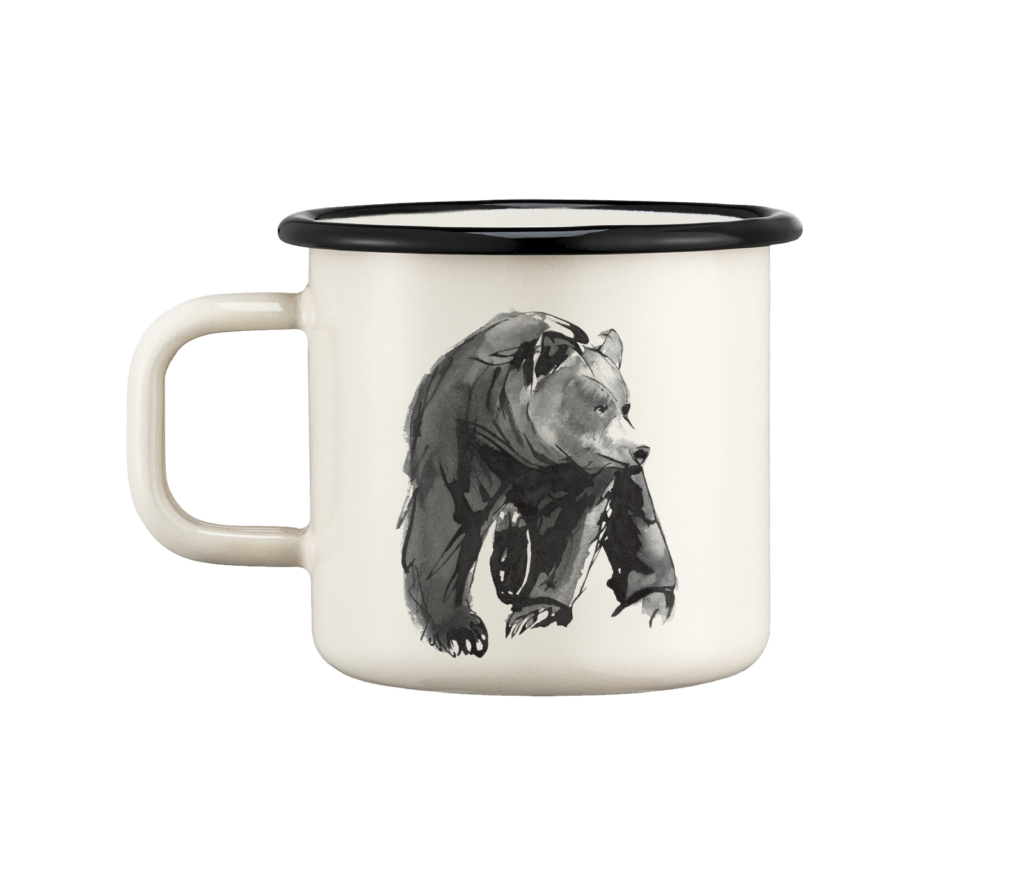 Järvi Enamel Bear Mug