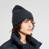 Beanie Hemavan Wool Dark Grey Melange - Image 2