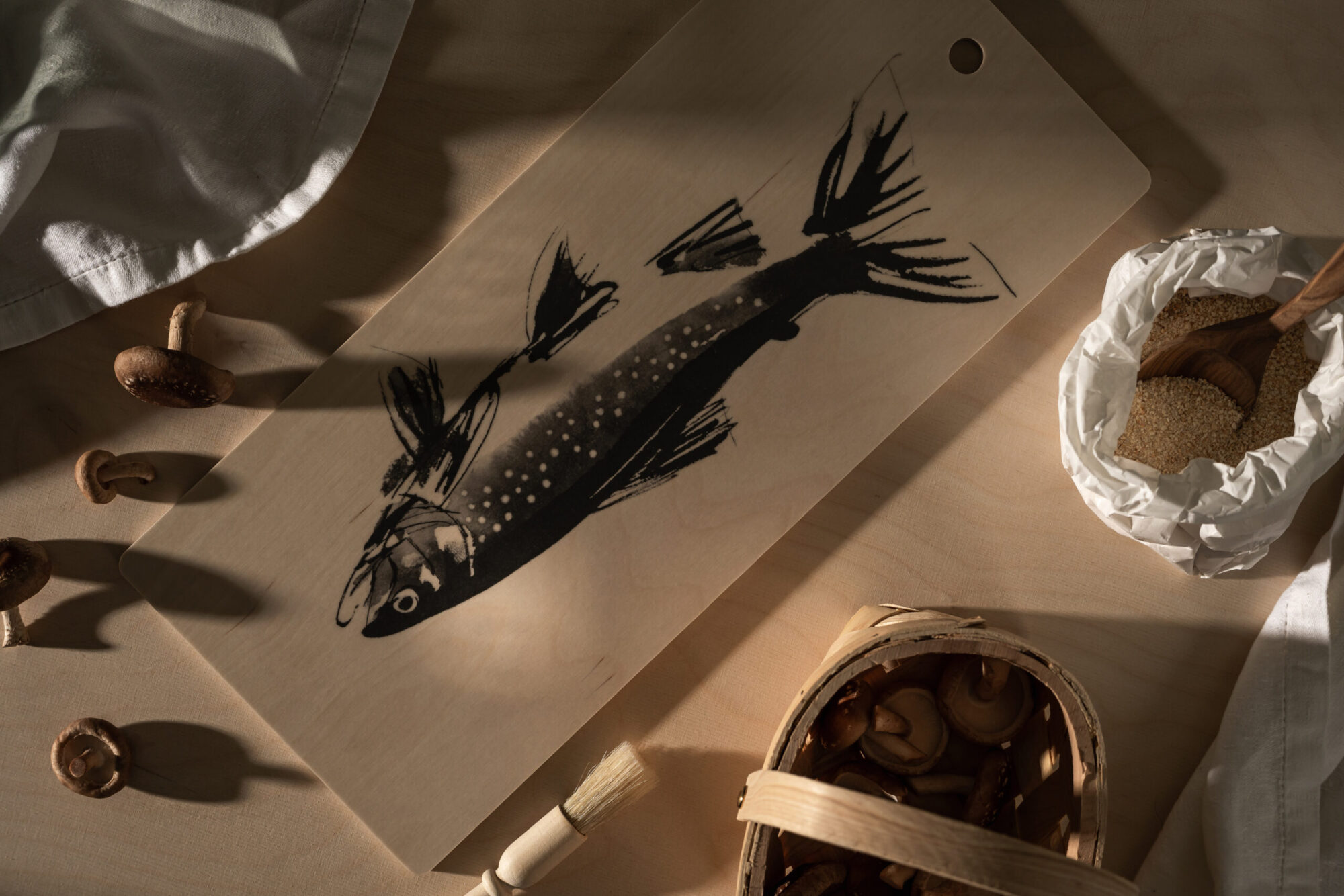 Teemu Järvi C&S Board 46x20cm Arctic Char - Bild 2