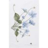 Organic Tea Towel Blue Anemone