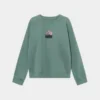 Sweatshirt Ystad Daffodil Flowers EMB Forest - Bild 3