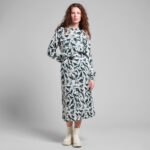 Shirt Dress Falsterbo Birds Green
