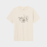 T-shirt Stockholm Coffee Friends Oat White