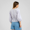 Wrap Top Rosenvik Poplin Thistle Purple - Bild 4